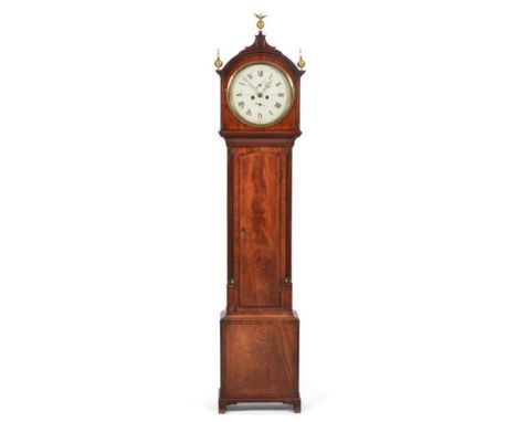 A Mahogany Eight Day Longcase Clock with Half Hour Passing Strike, signed John Dickman, North Shore, Sunderland, 1816, arched