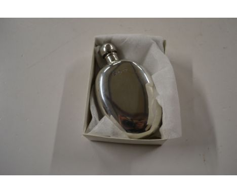 A plated hip flask 