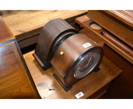 Two mantel clocks 