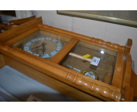 A Daniel Dakota quartz Westminster chime wall clock 
