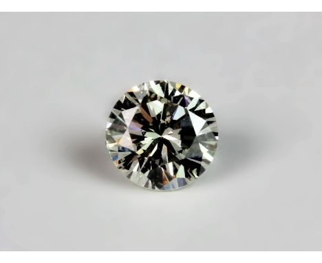 An un-mounted brilliant cut diamond 0.49ct with certificate, clarity VS1, colour K. Est. £500 - 700