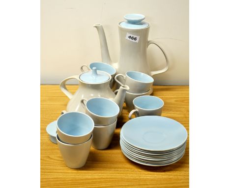A Poole pottery coffee set.