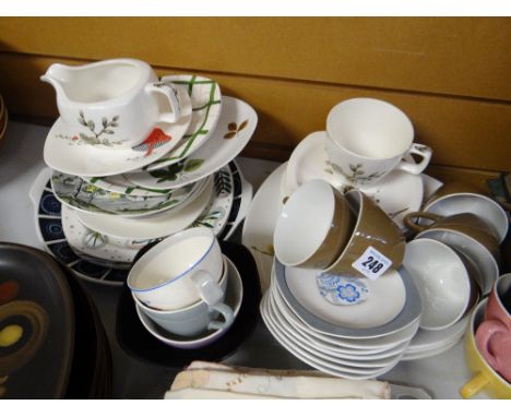 A parcel of various patterned vintage 'Midwinter' tea ware