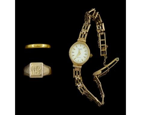 9ct gold hot sale rotary watch