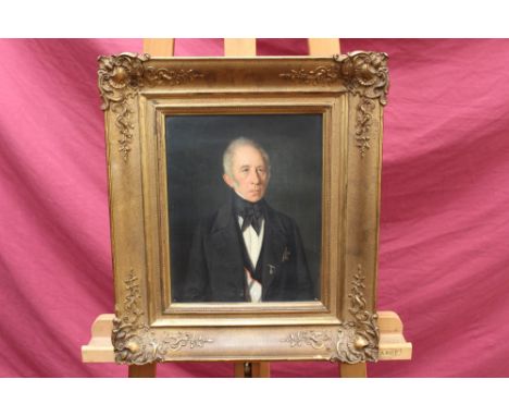 19th century English School oil on panel - portrait of a nobleman, believed to be Prince Frederick, Duke of York, wearing bre