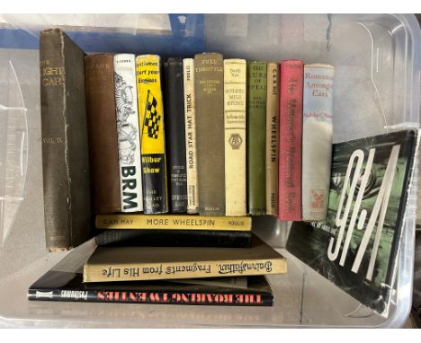 An interesting small collection of early motoring volumes including The Light Car, Volume IX, 1919, BRM etc.
