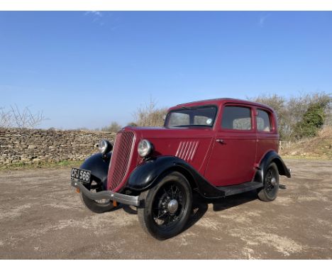 1937 Ford Model Y Tudor SaloonReg. no. CFJ 566Chassis no. T169331Engine no. RY1304710PCIn Britain the Austin Seven brought mo