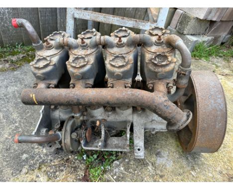 A believed to be Panhard et Levassor 15hp type T4R engine, circa 1907-1912, approx. 3.3 litres
