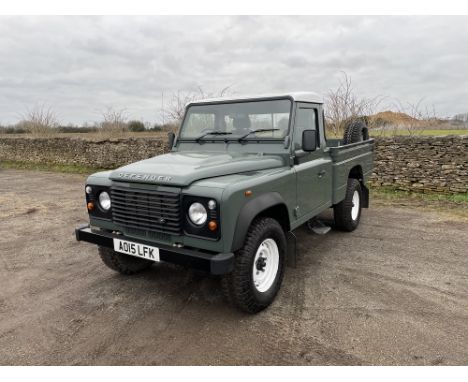 2015 Land Rover Defender 110 Pickup High CapacityReg. no. AO15 LFKChassis no. SALLDHTP7FA465392Engine no. TBCTransmission: Ma