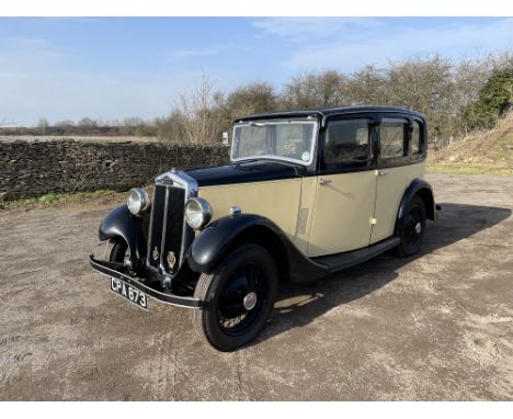 1934 Lanchester 10 SaloonReg. no. CPA 873Chassis no. 23137Engine no. 69475Introduced in 1932 and the smallest ever Lanchester