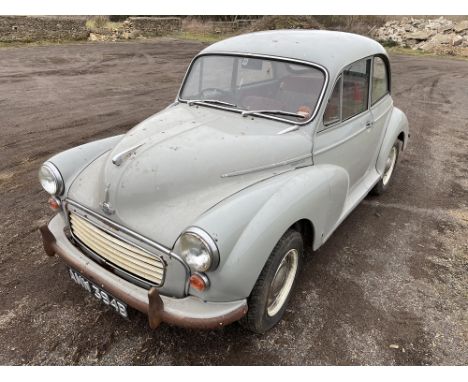 1964 morris 1000Reg. no. AMW 394BChassis no. 1073969Engine no. 99789Transmission: ManualMileage: 9,007 (Indicated) The Morris