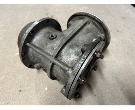 A Lagonda 2-litre bevel box for supporting the Zoller supercharger.
