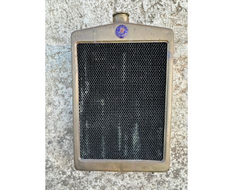 A Morris Light Van radiator grille.