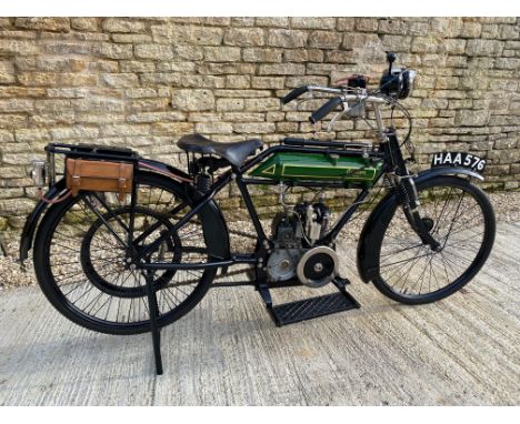 1914 Calthorpe Precision Junior 2-Speed 170ccReg. no. HAA 576Frame no. 551AEngine no. 11896The Calthorpe Junior gained great 
