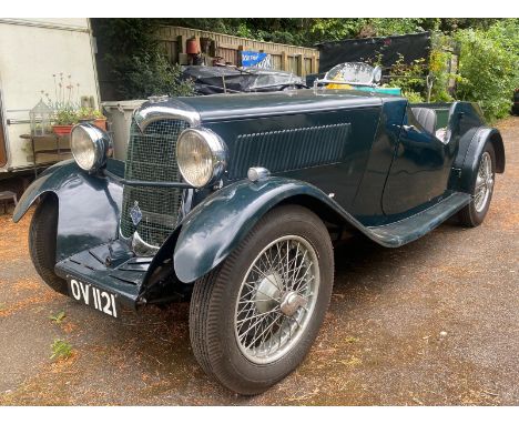 1931 Riley 12/4 Sports SpecialReg. no. OV 1121Chassis no. 6012740Engine no. CE318154The Riley 12/4 has always proved to be an