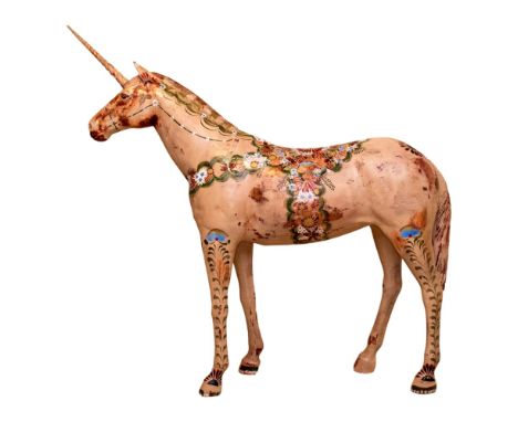 Natasha Tallon‘Attic Treasure’Acrylic paint on a hollow fibreglass statueMeasures: 229 x 50 x 209cmApprox weight: 57kgAttic T