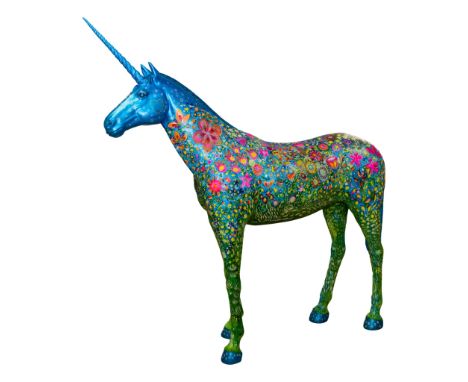 Mary PriceBlooming GorgeousAcrylic paint on a hollow fibreglass statueMeasures: 229 x 50 x 209cmApprox weight: 57kgBlooming G
