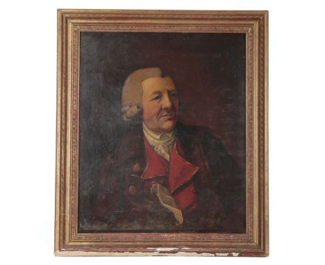 ASCRIBED TO RICHARD DIGHTON (1795-1880) - PORTRAIT OF FREDERICK RASCH, CLOCKMAKER oil painting, canvas 76cm x 64cm, indistinc