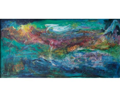 *SVEN BERLIN (1911-1999) 'The Creation Cycle - Creation of the Birds and Fishes' signed lower left, further signed, dated 196