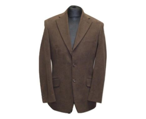 Mens Hackett Brown Brushed Cotton Jacket size 38R  CONDITION REPORT 