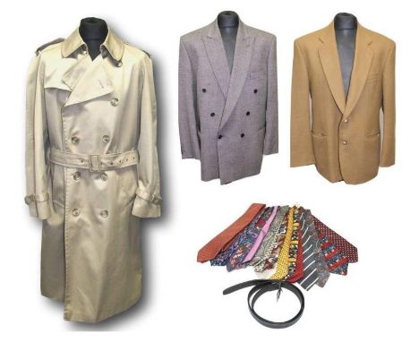 Mens Vintage Debenhams Mac, Vintage Jaeger Jacket size 56r, Vintage M&amp;S Wool Jacket size 42, TU belt size XL &amp; mainly