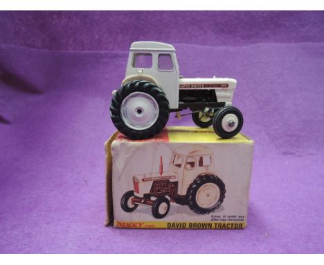 A Dinky Toys diecast, David Brown Tractor, in original box 305 