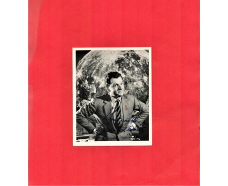 Kenneth More, vintage signed 6x4 black and white photograph. More was an English film and stage actor. Initially achieving fa