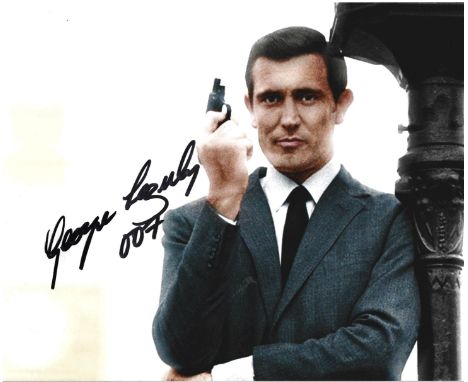 George Lazenby signed 10x8 colour photo pictured as James Bond. George Robert Lazenby ( born 5 September 1939) is an Australi