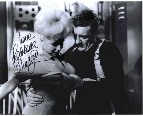Barbara Windsor signed 10x8 black and white photo. Dame Barbara Windsor DBE (born Barbara Ann Deeks; 6 August 1937 - 10 Decem