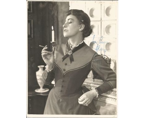 Peggy Ashcroft signed 10x8 vintage photo. Dedicated. Good condition. All autographs come with a Certificate of Authenticity. 