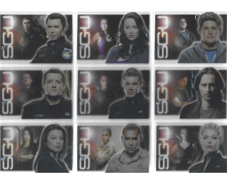 Stargate Universe collection 9 cards 1 sheet Motion Chase nis L1-L9. Stargate Universe (often abbreviated as SGU) is a Canadi