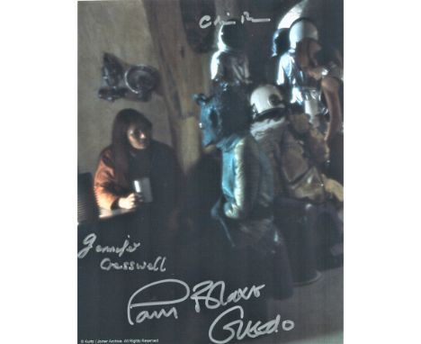 Star Wars, Jennifer Cresswell, Paul Blake and one other multi-signed 10x8 colour photograph pictured during their time playin