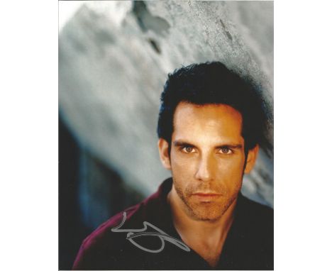 Ben Stiller signed 10x8 colour photo headshot portrait. Good Condition. All signed pieces come with a Certificate of Authenti