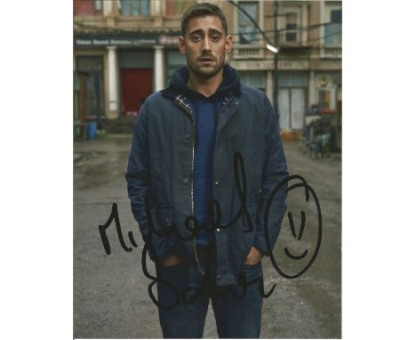 Michael Socha signed 10x8 portrait colour photo in good condition with large signature. Good Condition. All signed pieces com