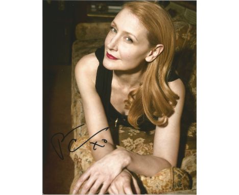Patricia Clarkson signed great 10x8 portrait colour photo. Good Condition. All signed pieces come with a Certificate of Authe