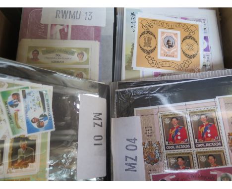 A collection of world stamps in over 10 albums to include penny reds, also a quantity of commemorative stamps and First day c