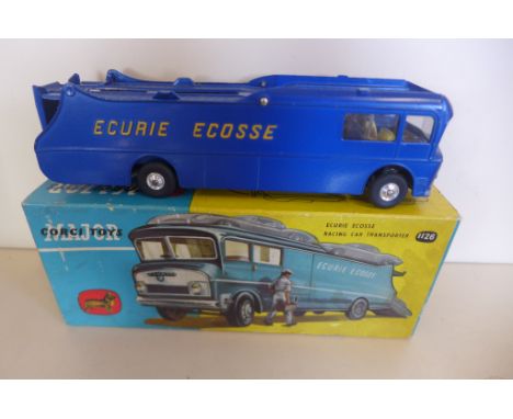 A corgi Toys Ecurie Ecosse racing car transporter - 1126 - with box, minor marks, generally good, some scuffs to box 