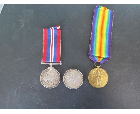 Three WWI medals to 21712 PTE R Knights Suff R K41158 A J Hughes STO 1 RN, 23438 Pte GC Reeve G A S C 