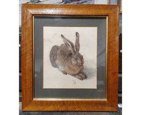 After Albrecht Durer Study of a hare together with various other prints and paintings
