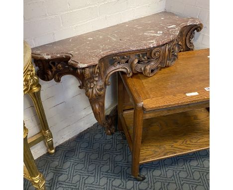 CARVED CONSOLE TABLE A/F