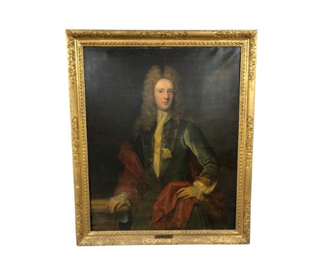 British School (18th/19th Century) : Portrait of Sir Robert Eden, three-quarter length, oil on canvas, 127 cm x 102 cm, frame