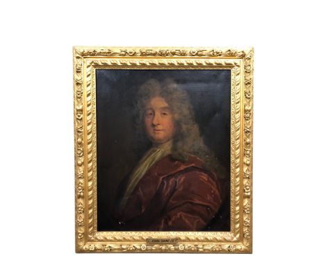 Ralph Hedley (1848 - 1913) : Portrait of John Shafto, half-length, oil on canvas, 76 cm x 64 cm, framed. 