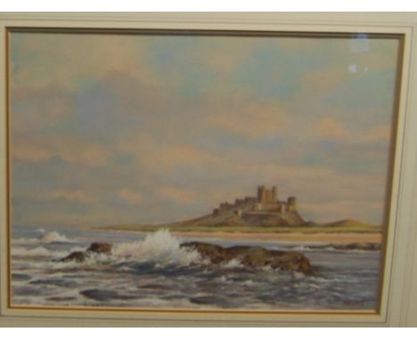 Dorien Fenwick - Coastal scene, pastel, signed lower right, 30 x 40cm 