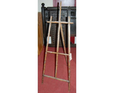 *A bamboo freestanding artists easel 
