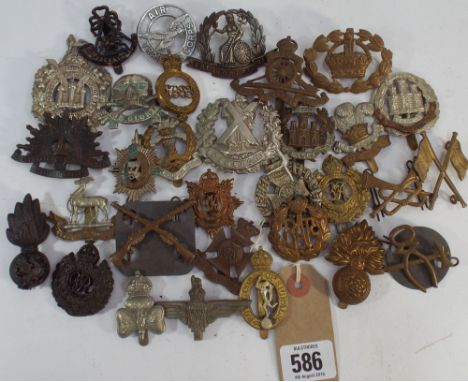 31 Army cap badges and insignias from the first and second world wars 
