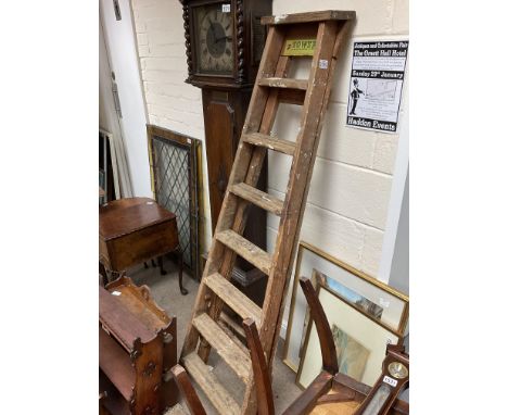 Wooden step ladder