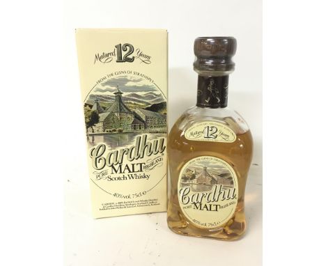 Cardhu Malt Scotch Whisky, boxed.
