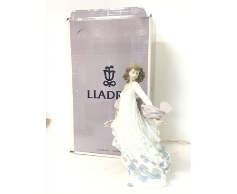 A large Lladro figure boxed