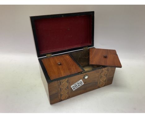 Victorian tea caddy