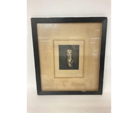 A framed print of artist Joseph Mallord William Turner 1775- 1851 &amp; Turner a Dolphin Art Book. Frame size is approximatel